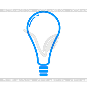 Lightbulb Icon - vector clipart