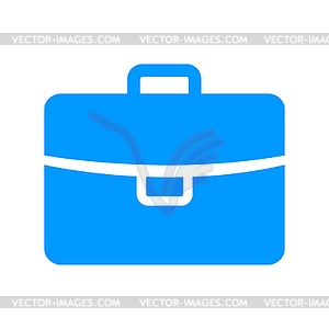 Briefcase icon, . Flat design style - vector EPS clipart