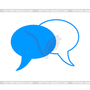 Speech bubbles icon - vector clipart