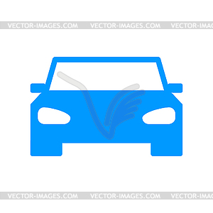 Car icon. Flat design style - vector clipart / vector image