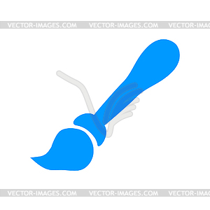Paint brush icon - color vector clipart