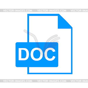 File document icon - vector image