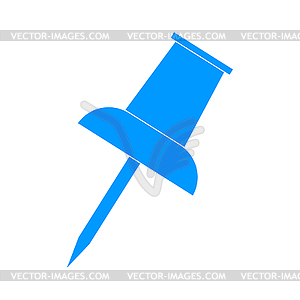 Push pin icon - vector image