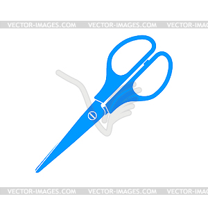 Scissors icon. Flat design style - color vector clipart