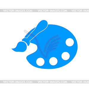 Brush Icon  - vector clipart