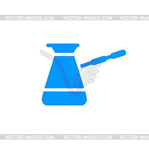 Turk icon. Coffee symbol. Flat - vector clipart / vector image