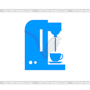 Иконка чайник - клипарт в векторном виде