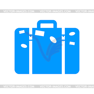 Bag icon. Flat design style - vector image