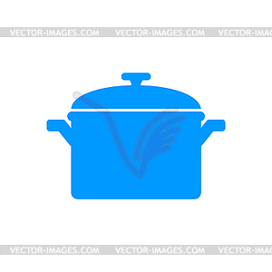 Saucepan icon.  - vector clipart / vector image