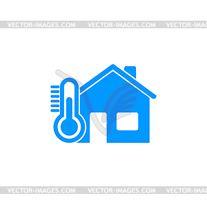 Home icon. Flat design style - vector image