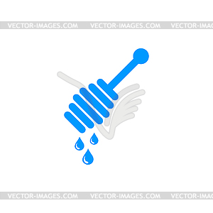 Honey icon - color vector clipart