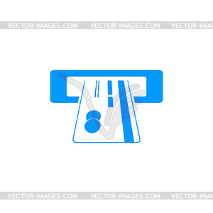 Credit card. Flat - vector clip art