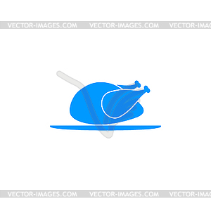 Chicken. icon - vector clip art