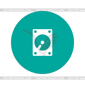 Hard disk icon - vector clip art