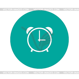 Clock icon, . Flat design style - vector image