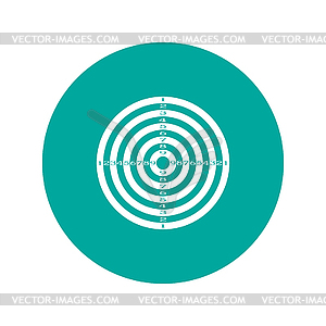 Target icon - vector clip art