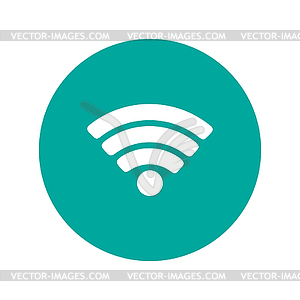 Wi-Fi network icon - vector image