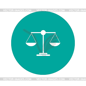 Scale icon - - vector image