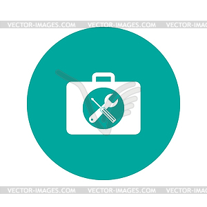 Toolbox icon - color vector clipart