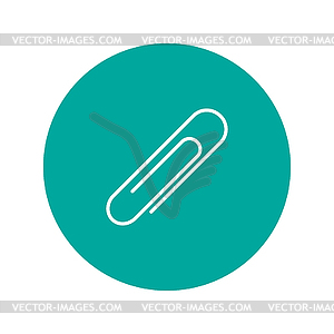 Paper clip icon - vector clipart