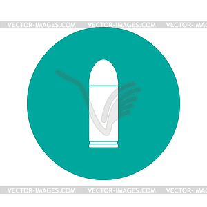 Bullet icon. Flat design style - vector clip art