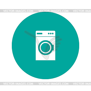 Washing machine icon - vector clipart