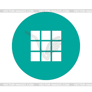 Dices sign icon. Casino game symbol - vector image