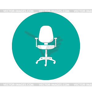 Office ichair icon - vector image