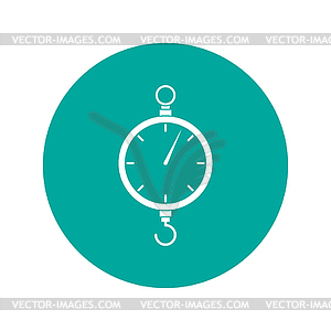 Scales icon. Flat design style - vector clipart