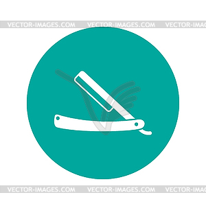 Retro razor icon - vector clipart