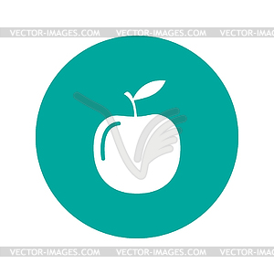 Apple - icon - vector image