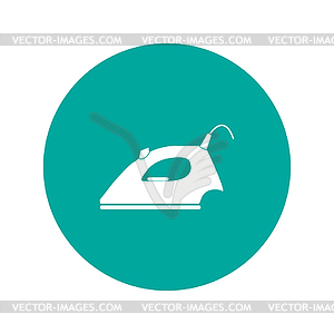 Steam iron icon - vector image