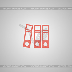 Folder icon. Flat design style eps 10 - vector clipart / vector image