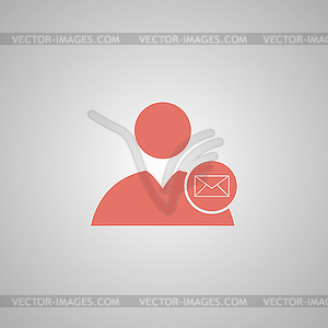 User icon, Envelope Mail ,  - vector clipart / vector image