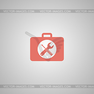 Toolbox icon - vector image