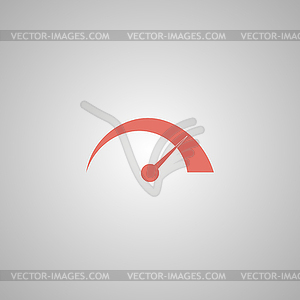 Speedometer icon - vector image