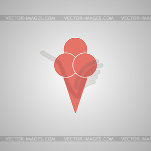 Ice Cream icon - vector clipart / vector image