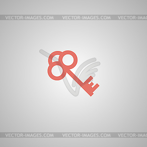 Key icon - vector clip art