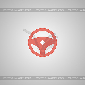 Icon steering wheel - vector clipart