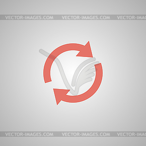 Update icon - vector clip art