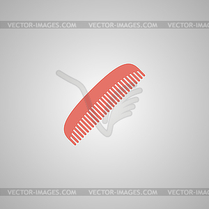 Comb icon - vector clip art