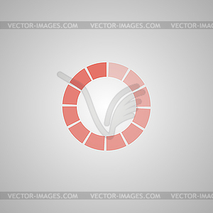 Circular loading icon - vector clip art