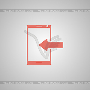 Smartphone icon, - vector image