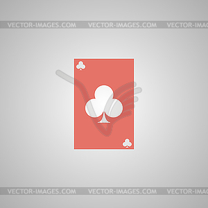 Playing Card Suit Icon Symbol Set - vector clip art