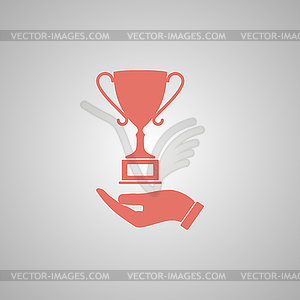 Champions cup icon - vector clipart