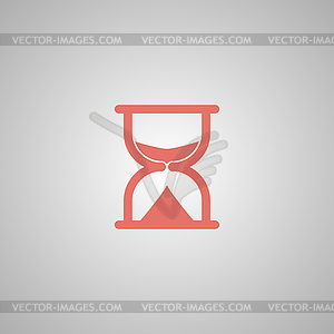 Sand clock icon - vector clip art