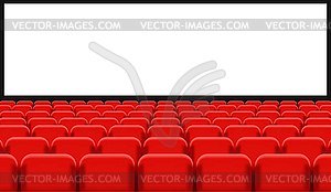 Rows of Cinema - vector clipart