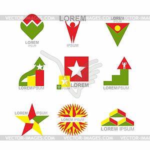 Business Icons Set. Design elements for business - vector image