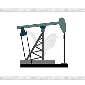 Oil rig. Oil pumps . Equipment for oil - vector clip art