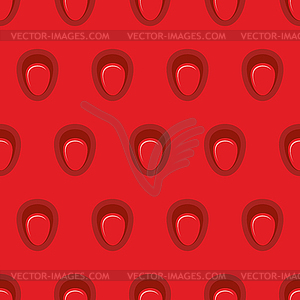 Juicy Strawberry seamless pattern. texture of ripe - vector image